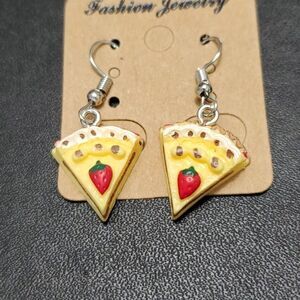 Pie slice earrings